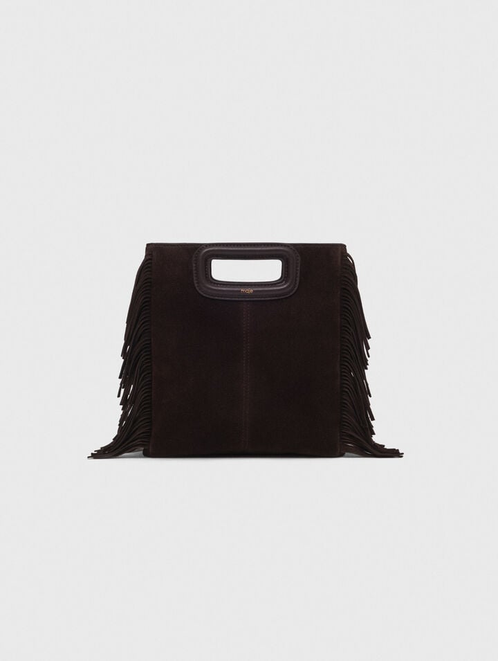 Sac M en cuir suède