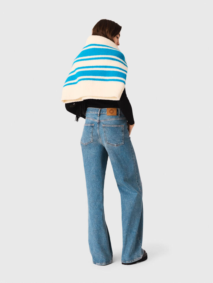 Jean flare avec chaîne