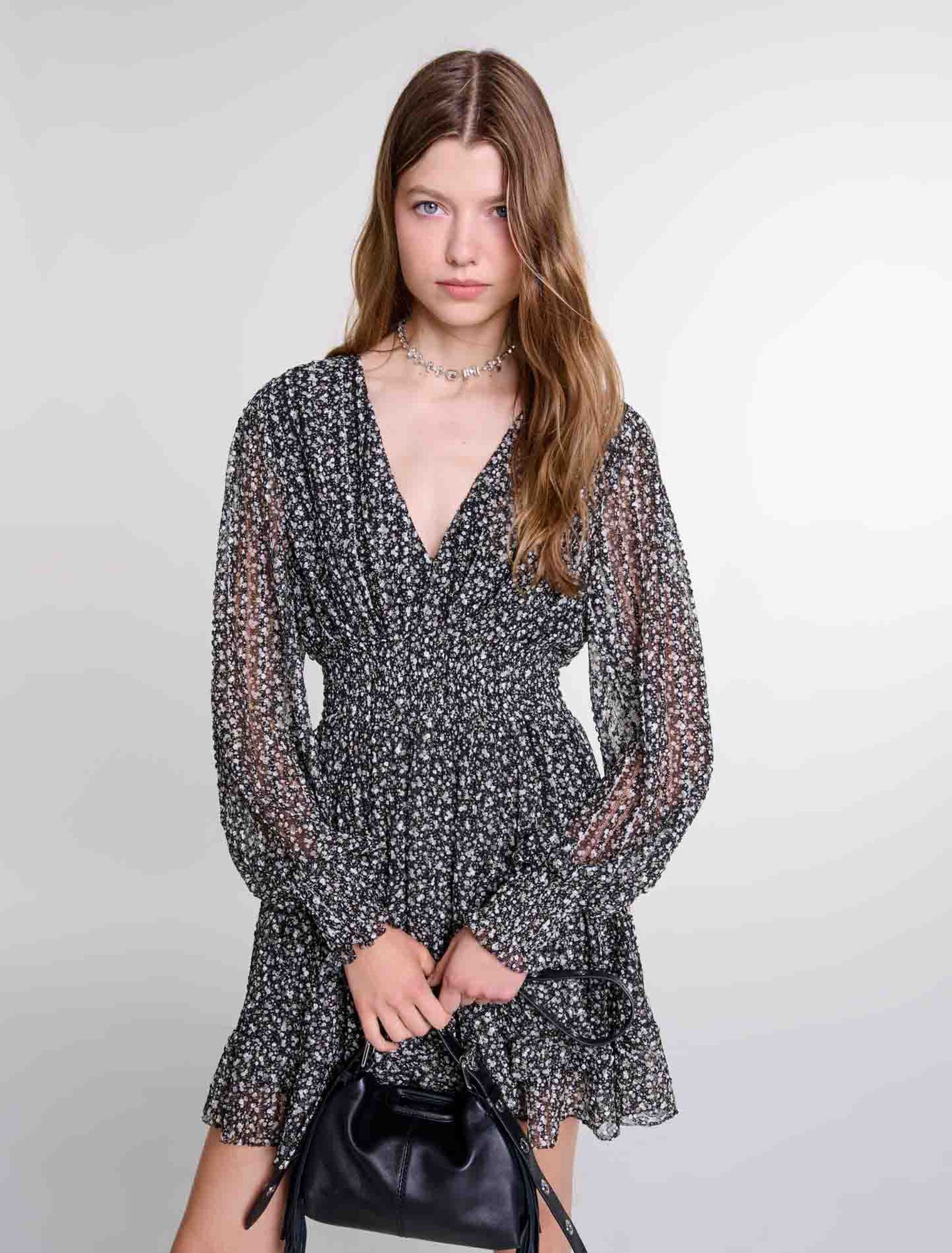 Robe courte évasée