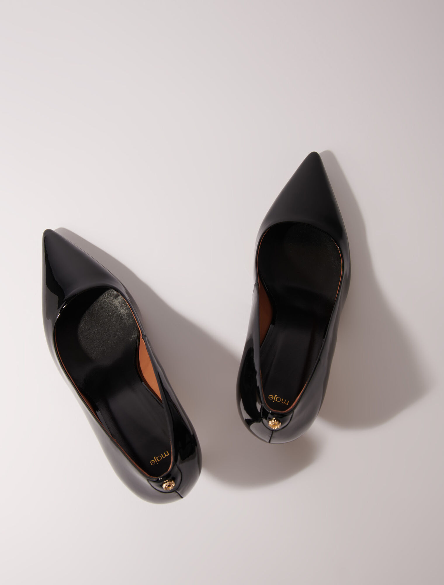 Escarpins pointus en cuir