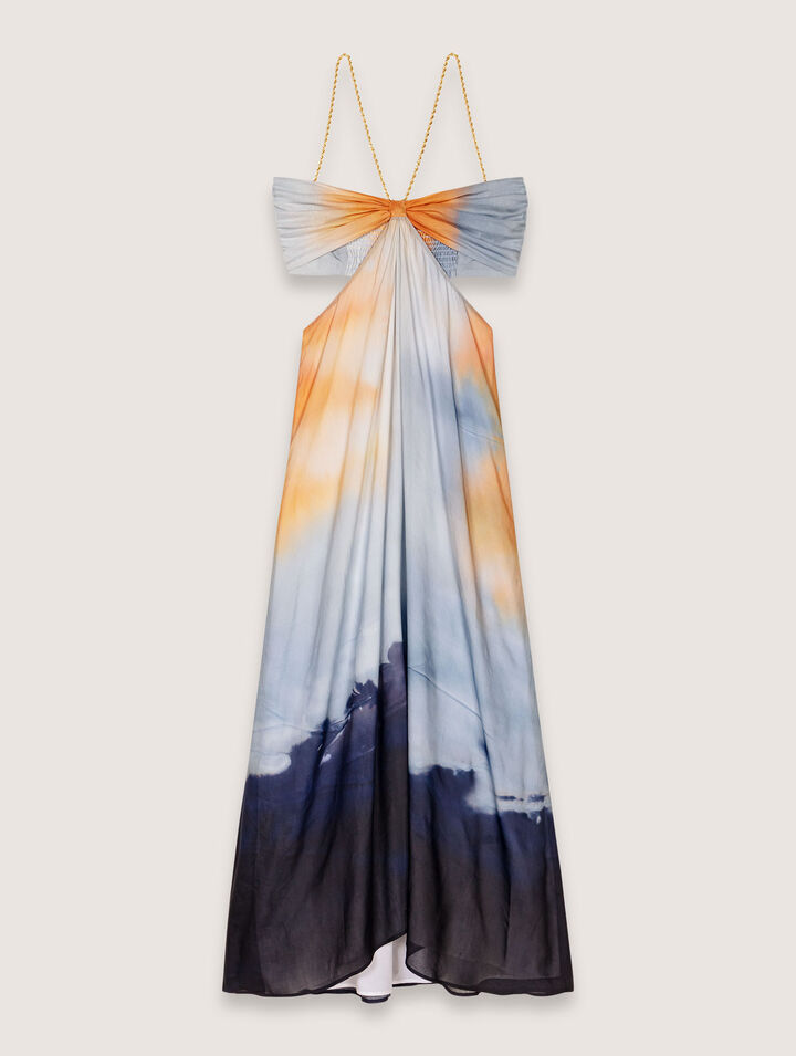 Robe longue tie & dye
