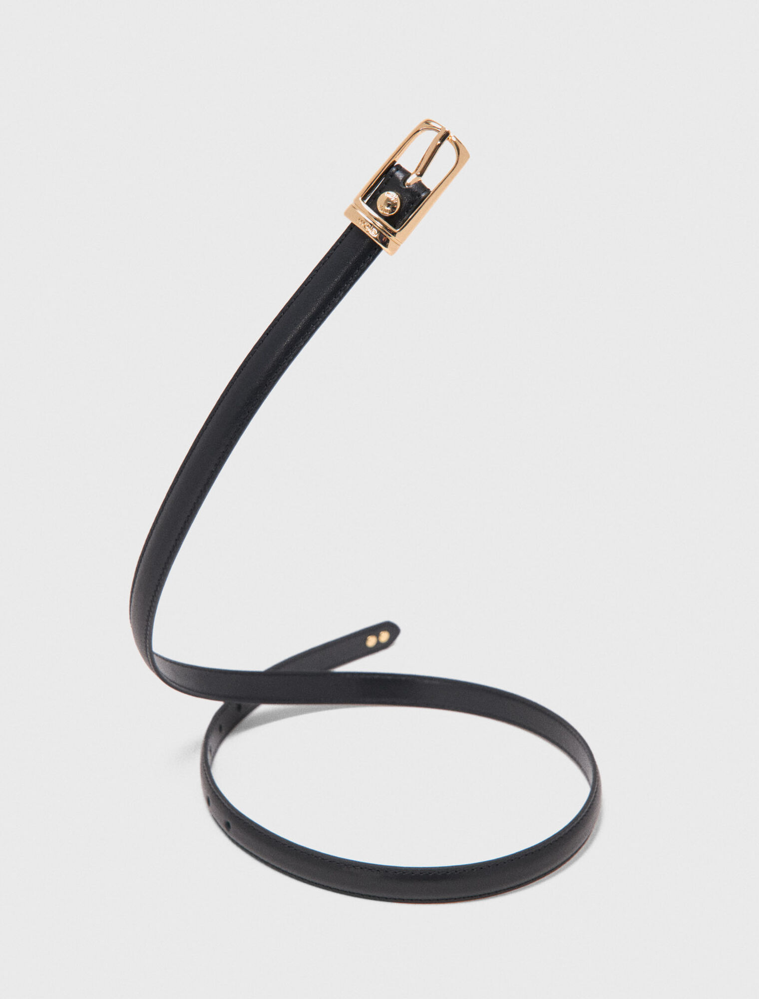 Ceinture fine en cuir