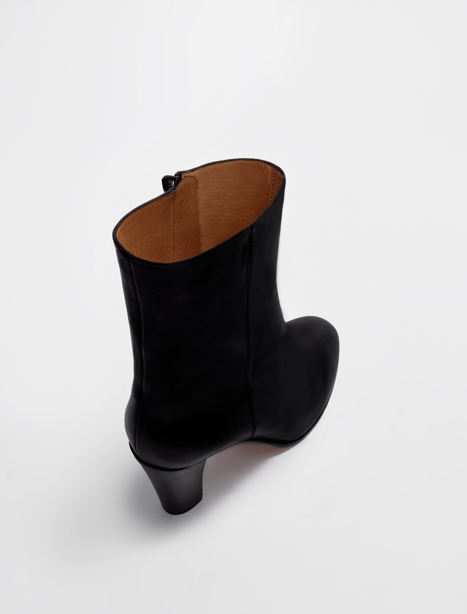 Bottines cuir lisse