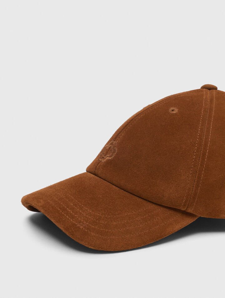 Casquette en suède