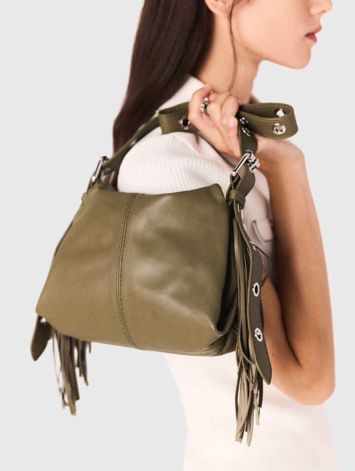 Sac Miss M mini en cuir lisse