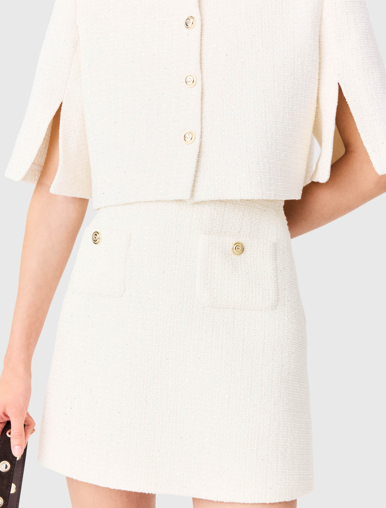 Robe en tweed 2-en-1