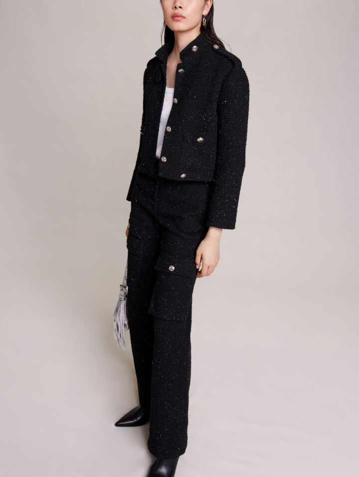 Pantalon en tweed