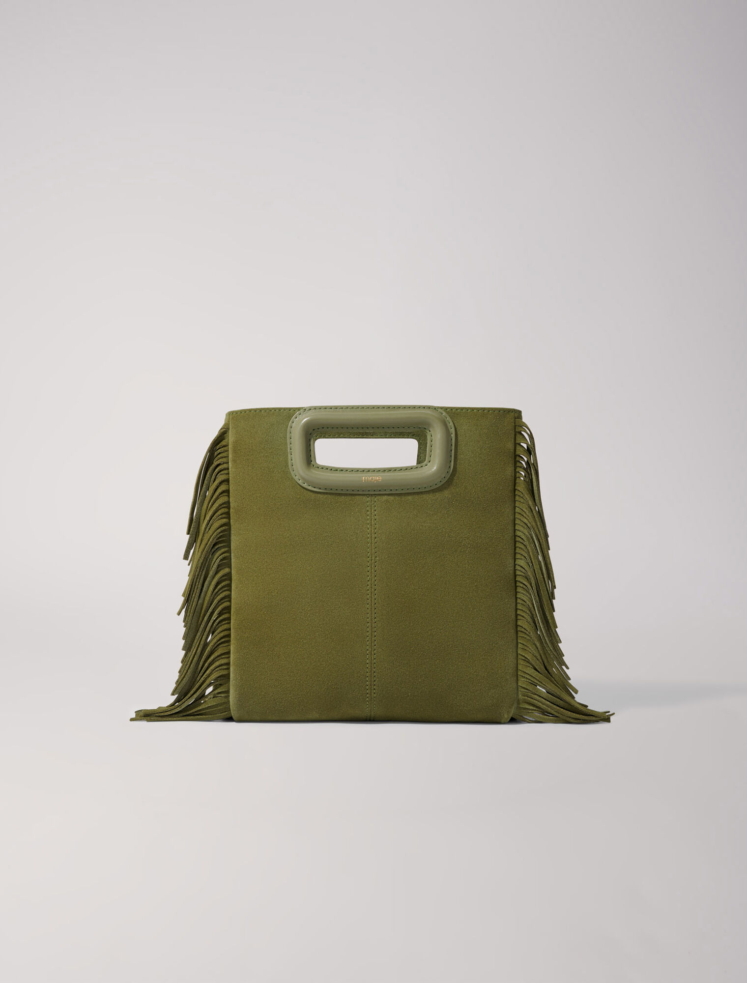 Sac M en cuir suède