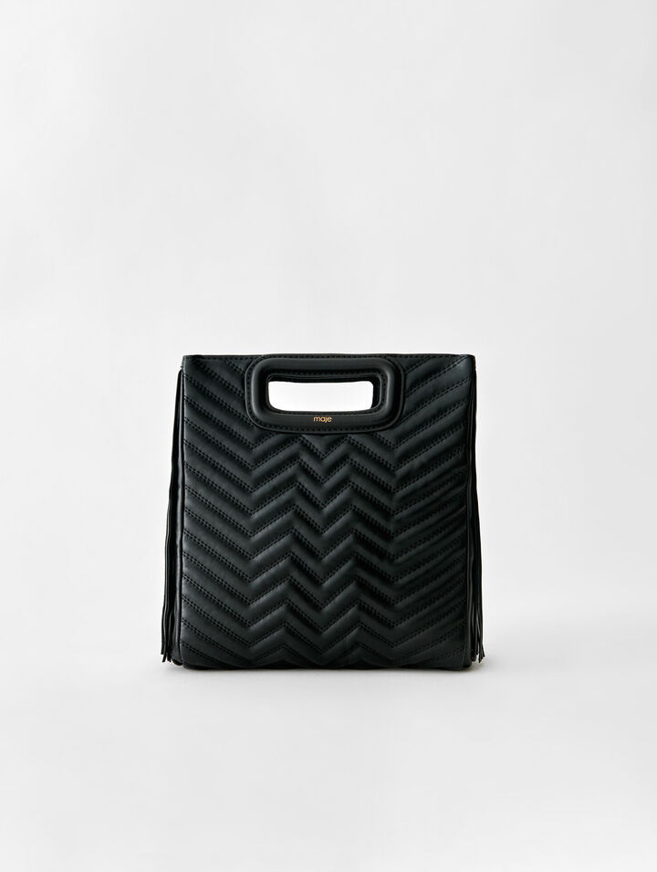 Sac M &agrave; franges matelass&eacute;