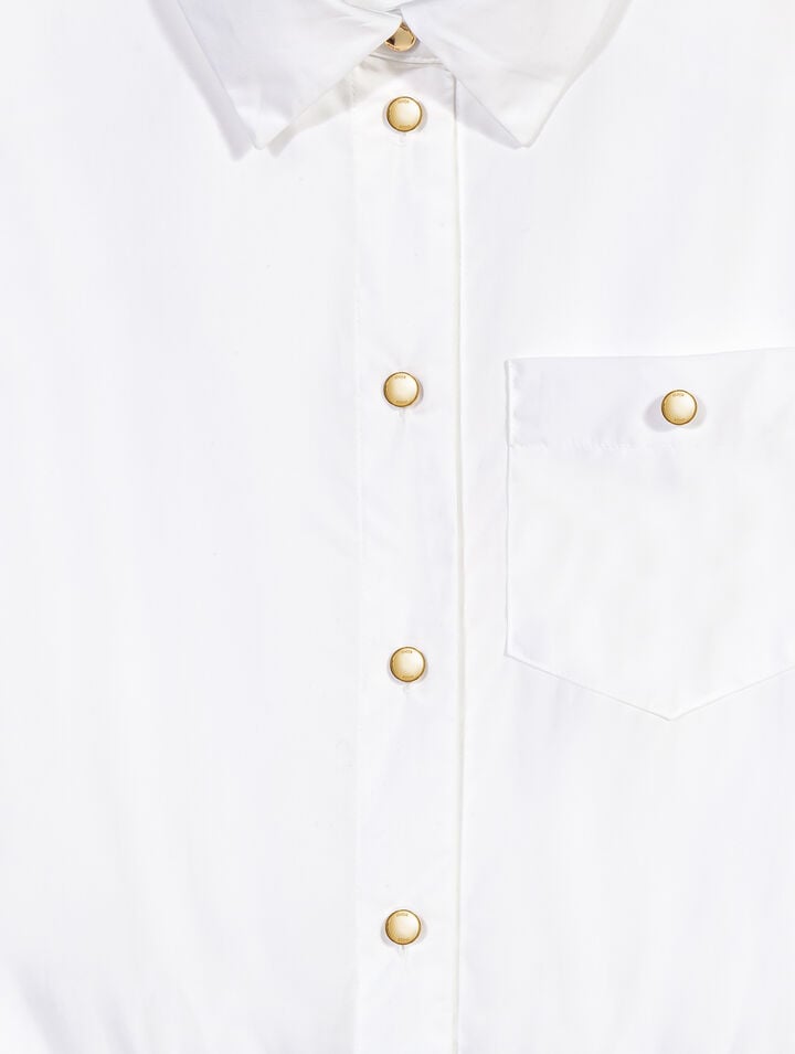 Chemise courte sans manches