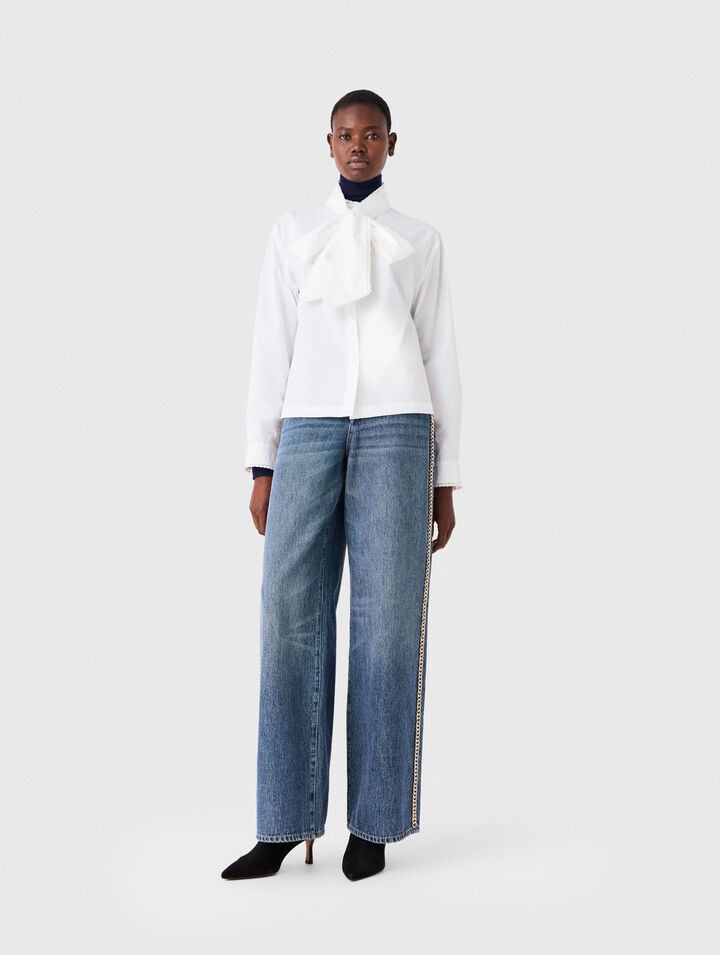 Chemise avec Lavalli&egrave;re amovible