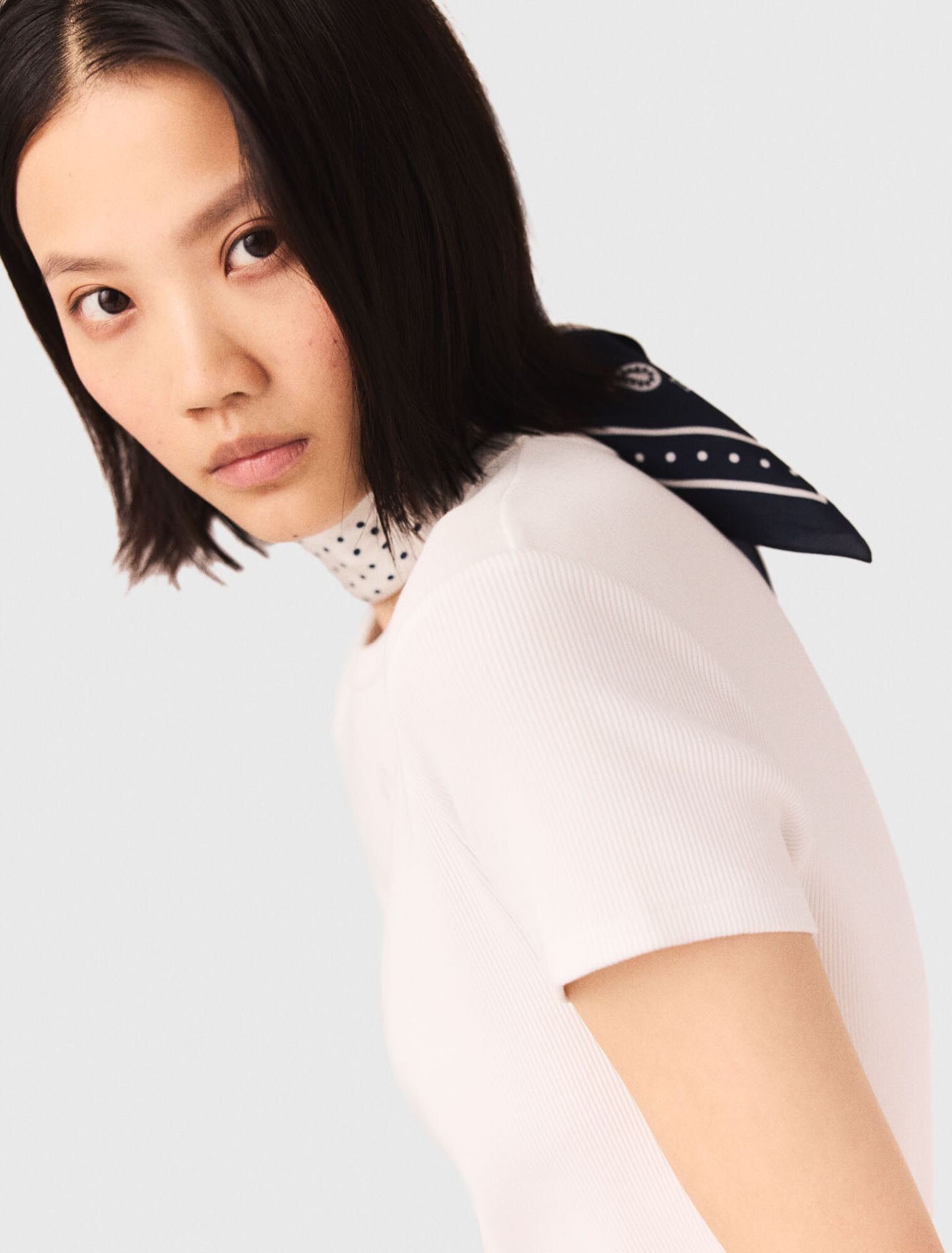 Bandana 60x60 imprimé en soie