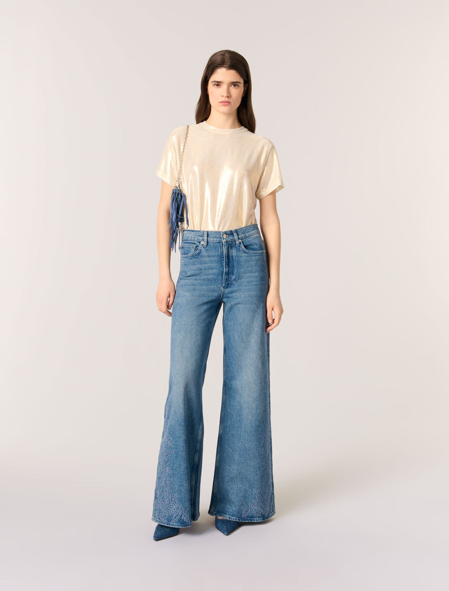 Tee-shirt lamé
