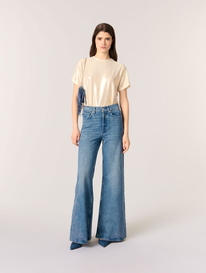 Tee-shirt lamé