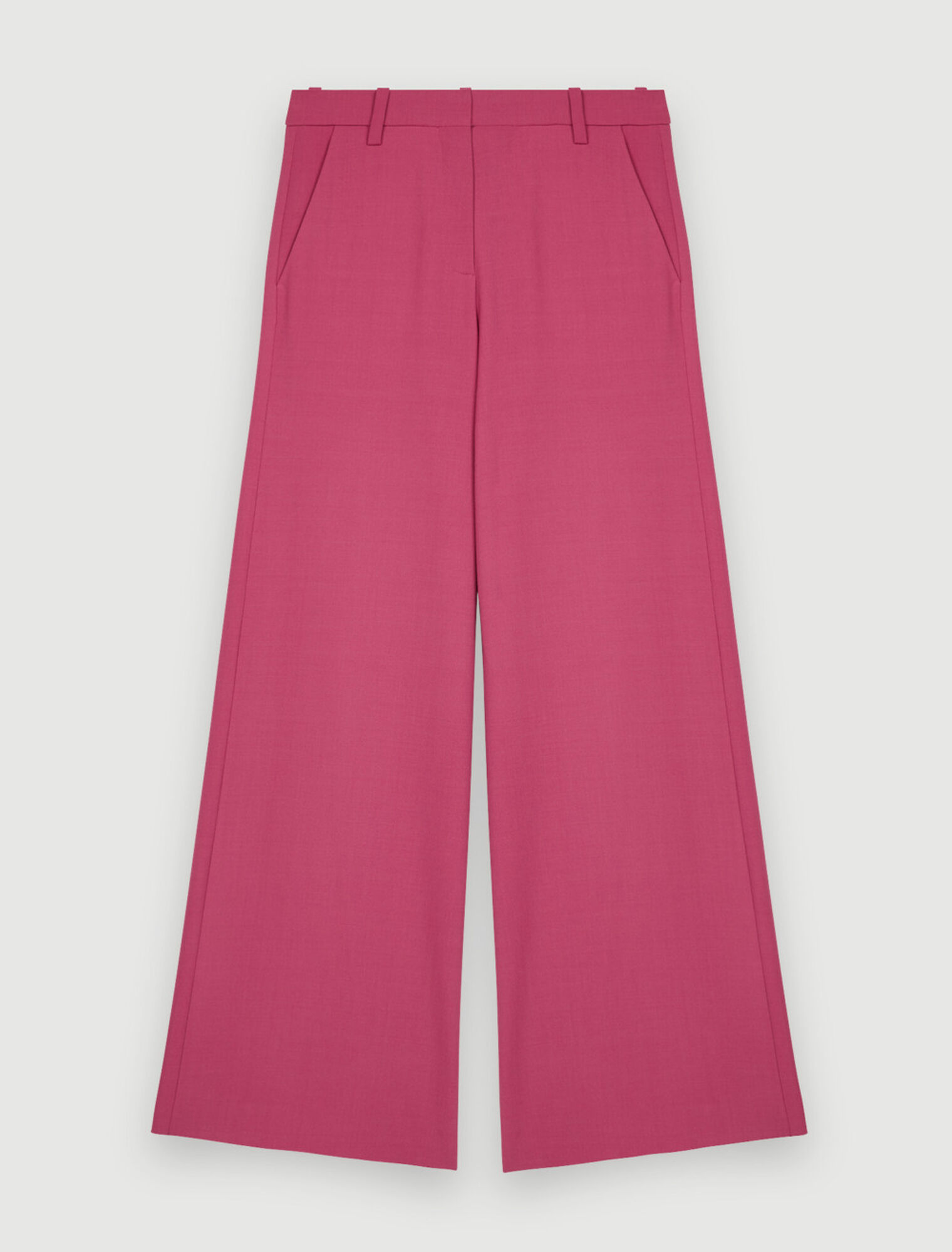 Pantalon de tailleur large et stretch