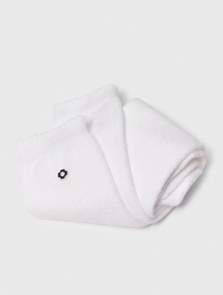 Chaussettes pointelles hautes