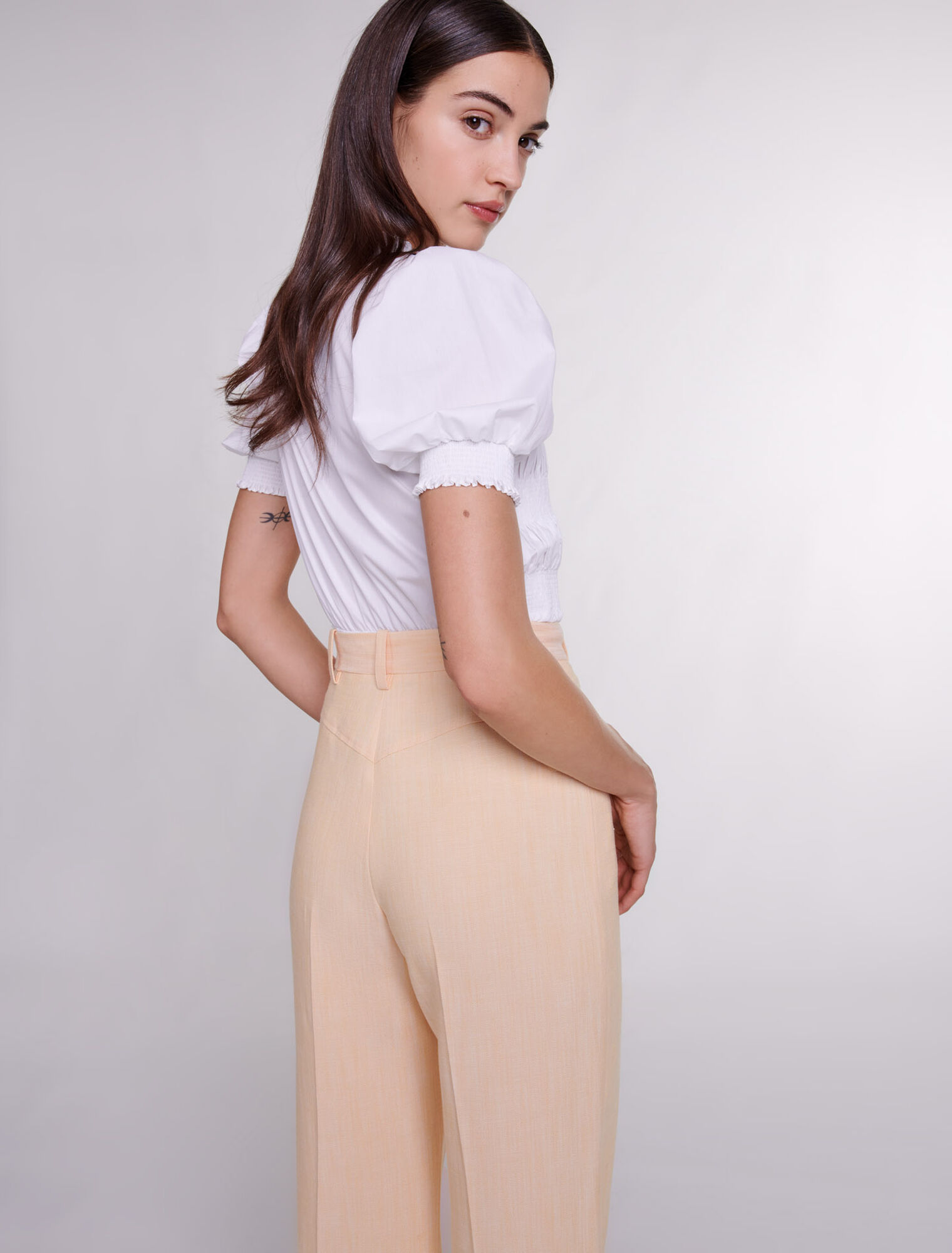 Chemise smockée