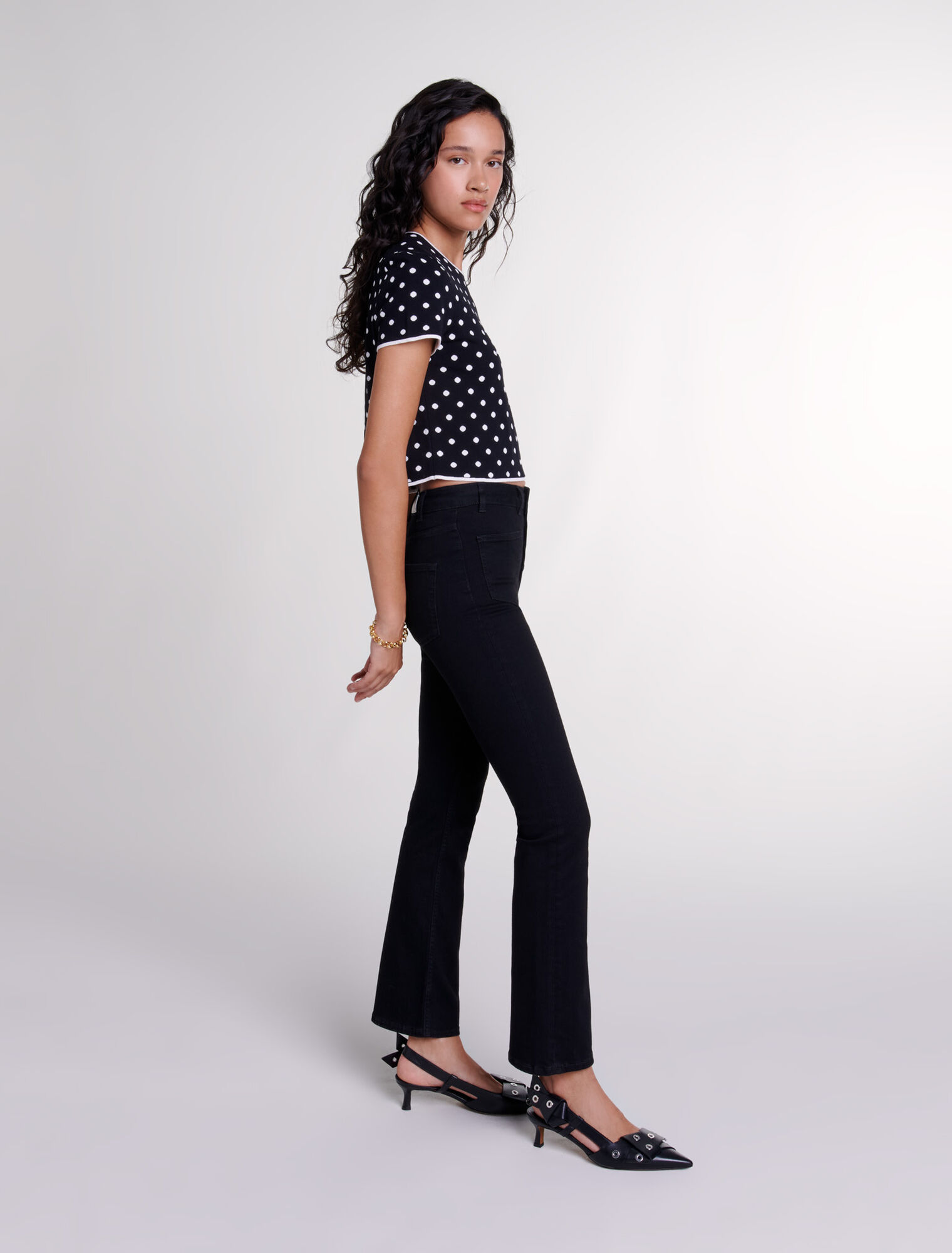 Top en maille jacquard 