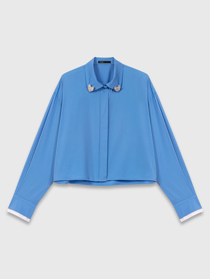 Chemise avec bijoux amovible