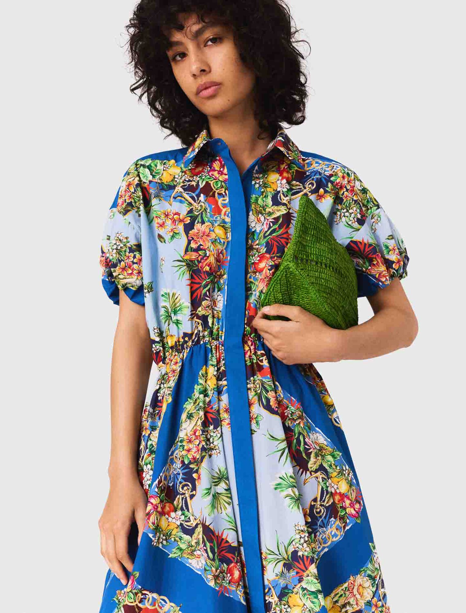 Robe longue imprimée