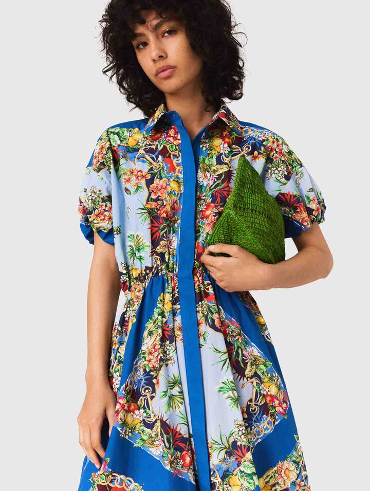 Robe longue imprimée