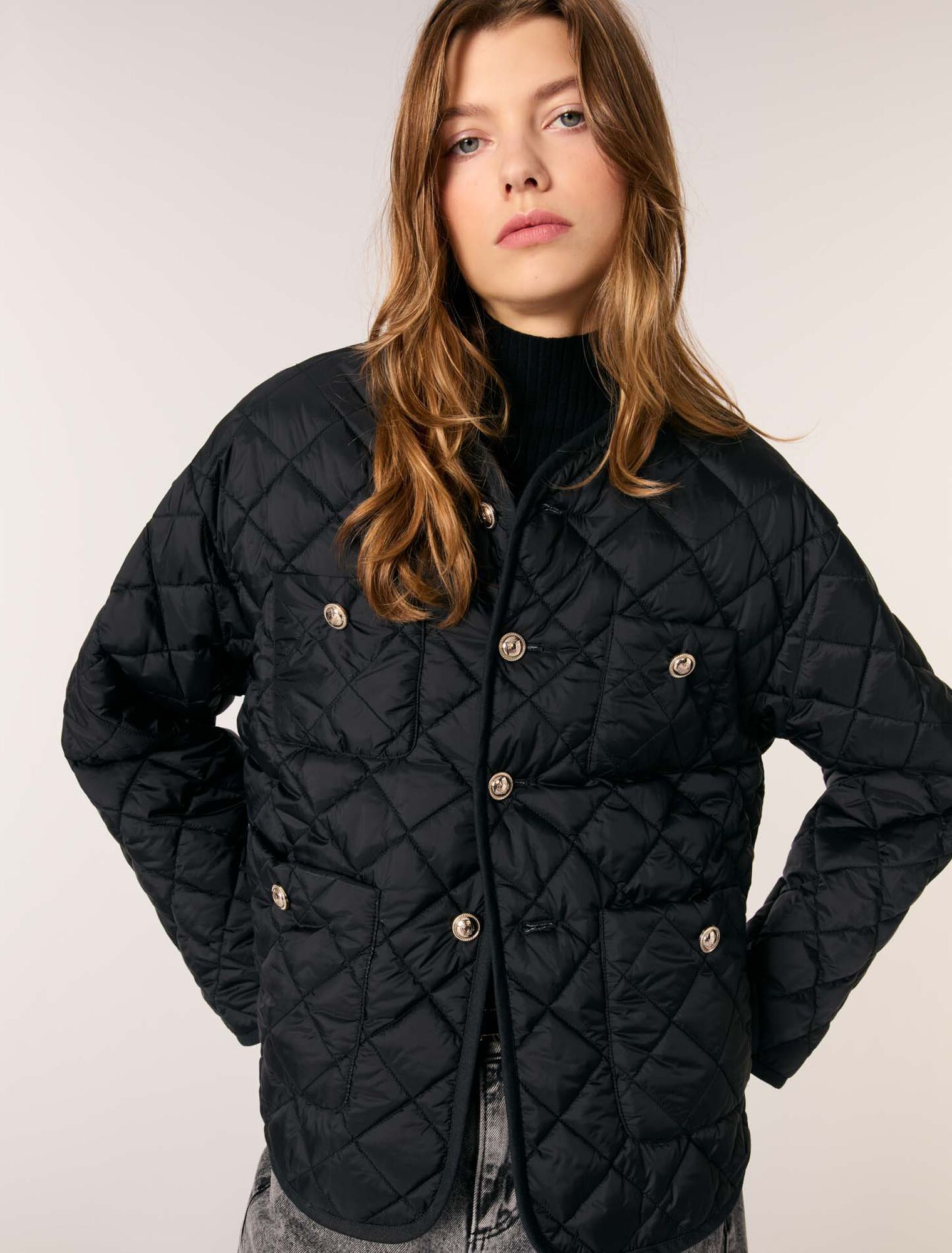 Manteau matelassé réversible