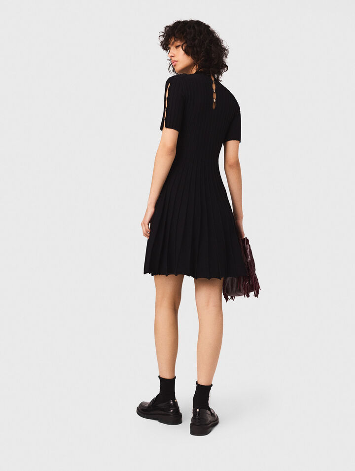 Robe courte en maille