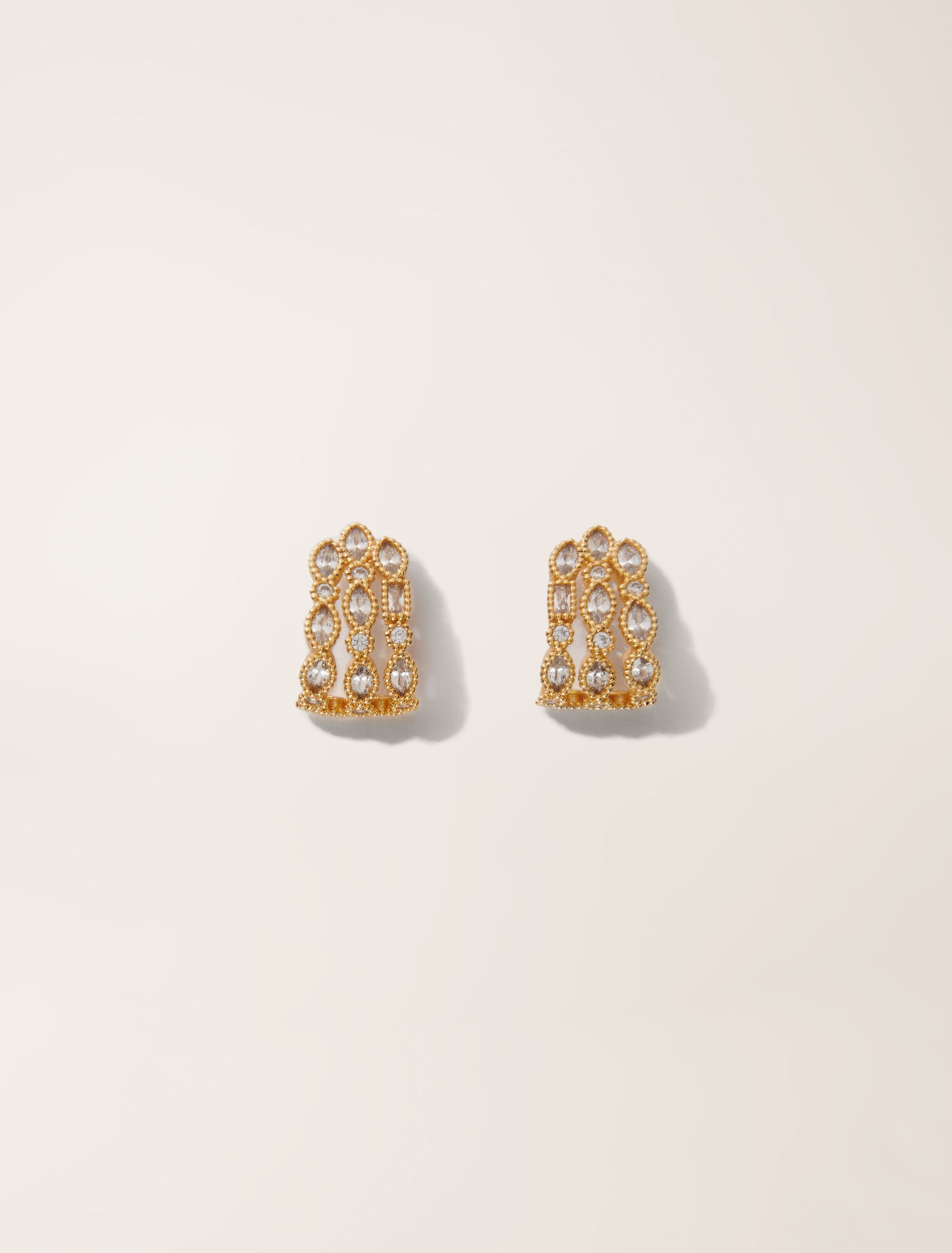 Boucles d'oreille à strass