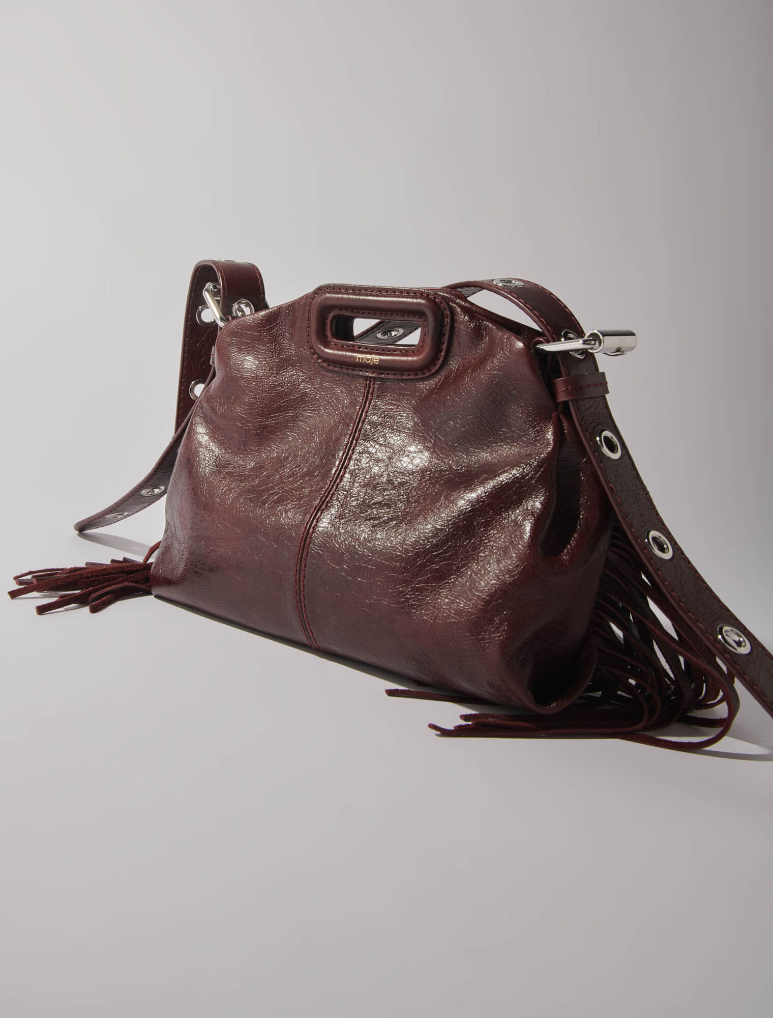 Sac Miss M Mini en cuir craquelé