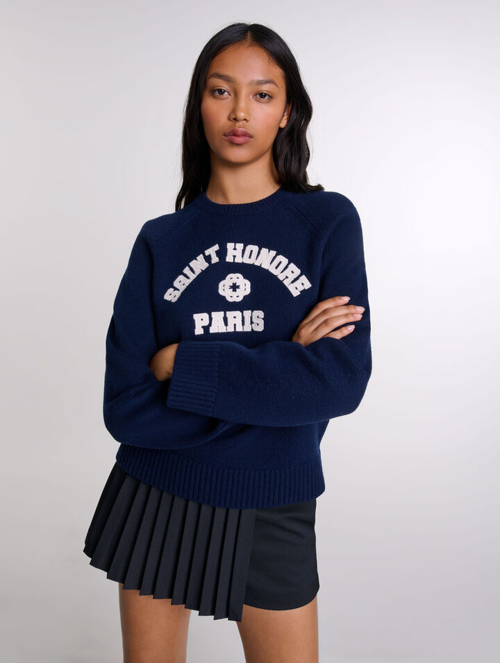 Pull en laine mélangée