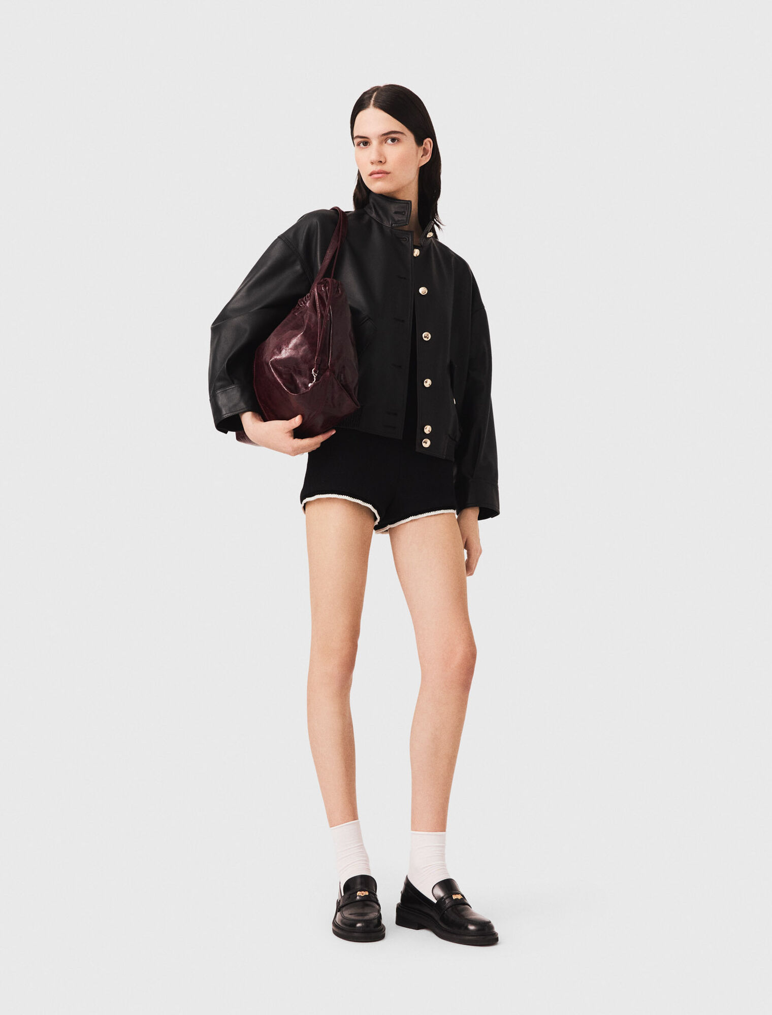 Blouson en cuir