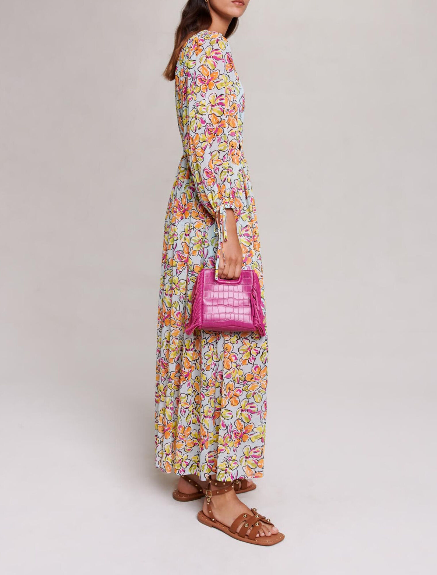 Robe longue imprimée