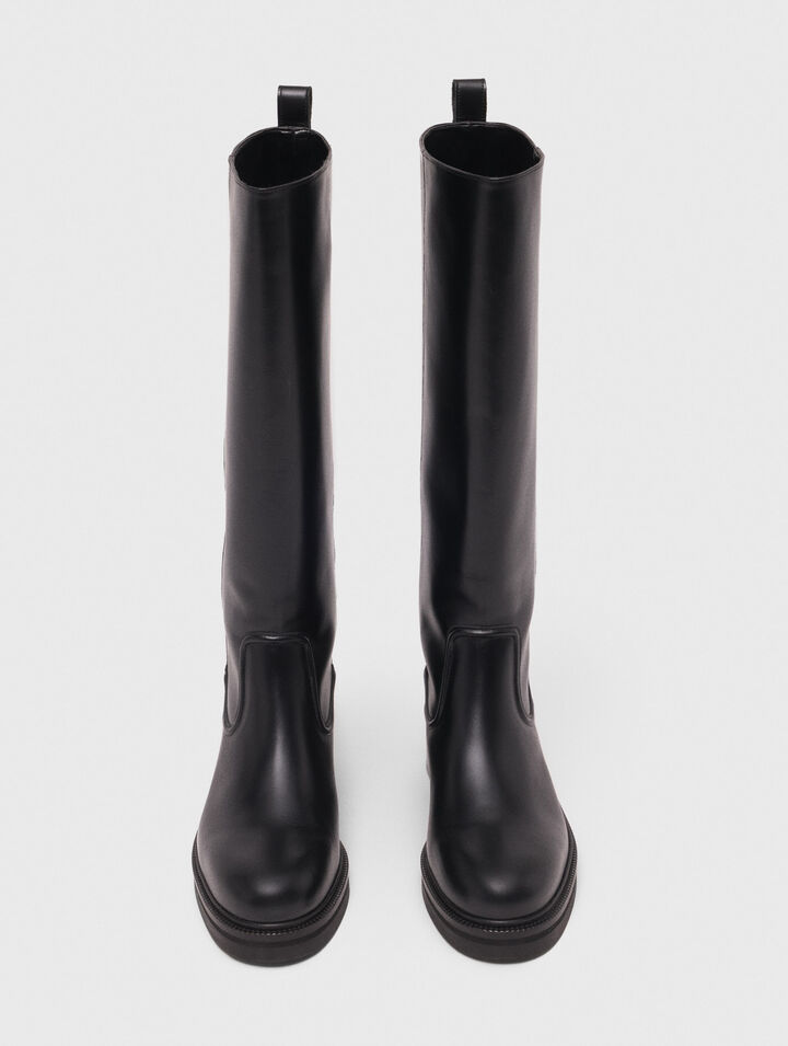 Bottes en cuir