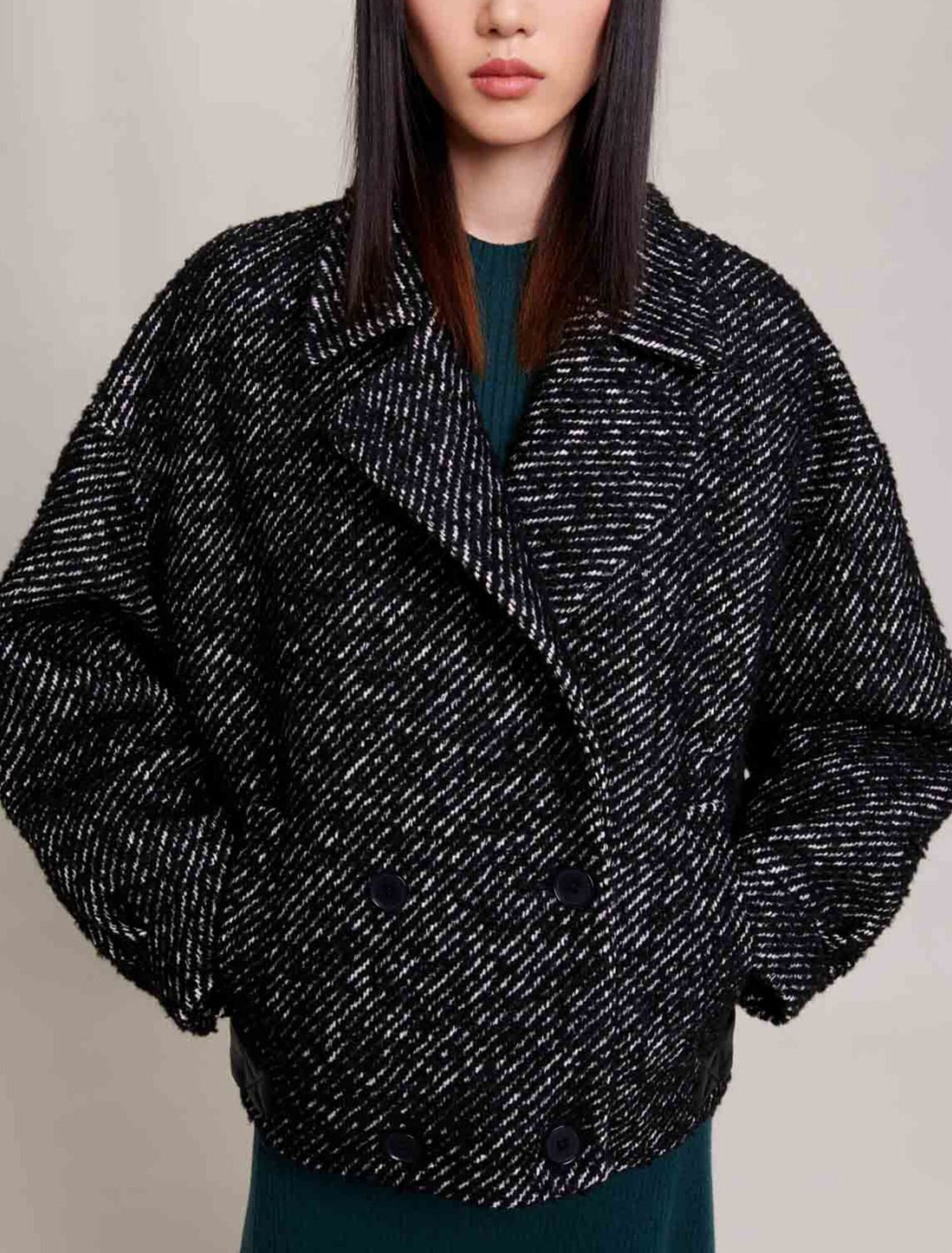 Manteau structuré