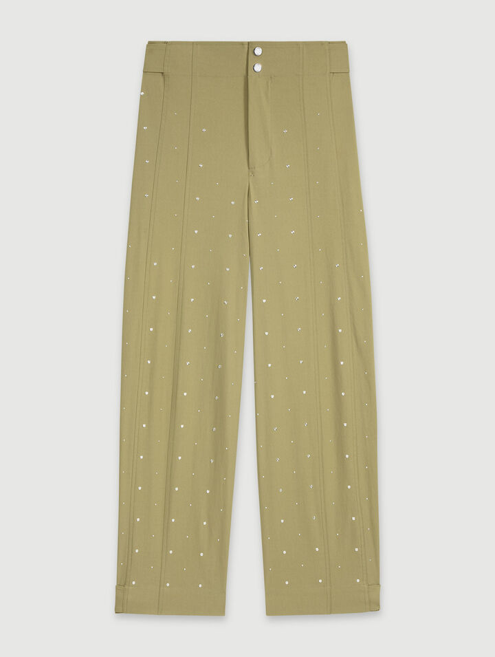 Pantalon baggy clouté