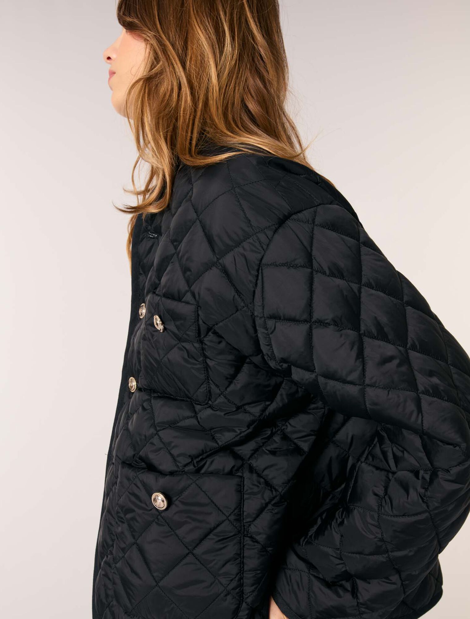 Manteau matelassé réversible