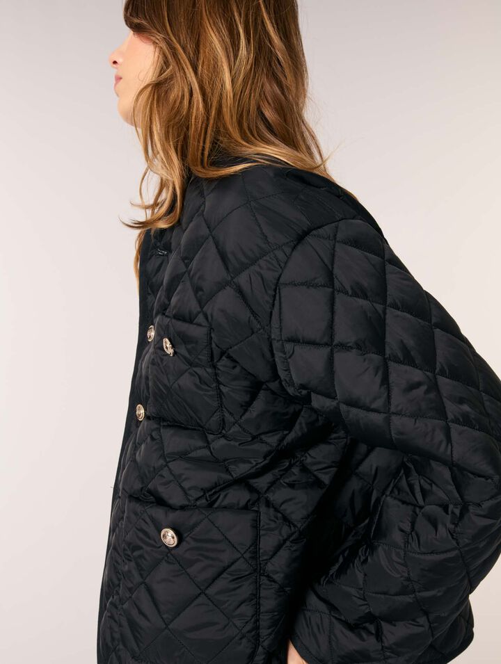 Manteau matelassé réversible