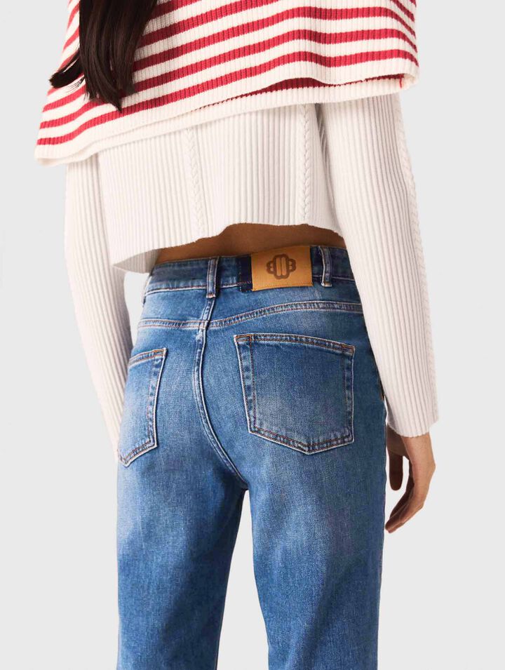Jean denim à poches