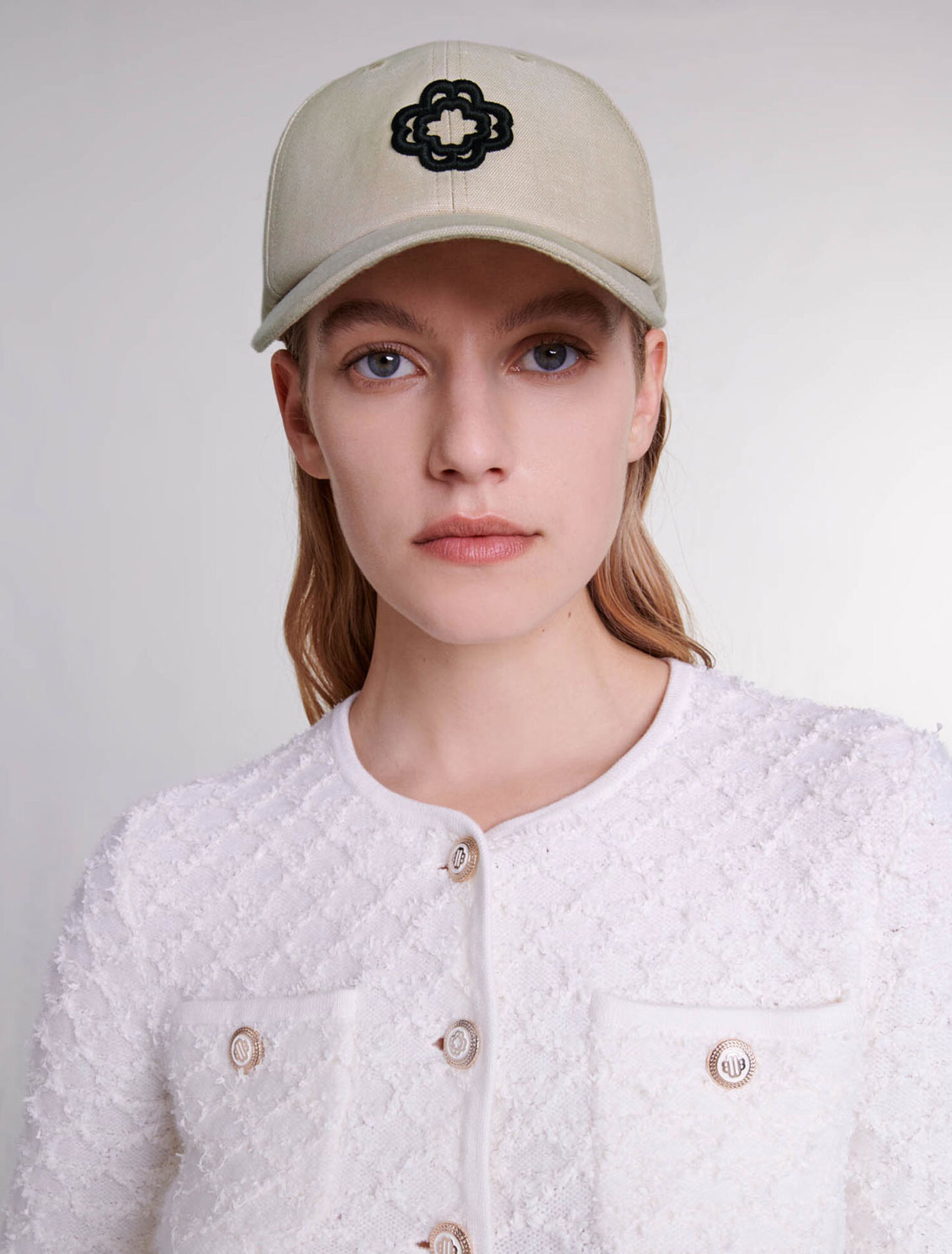 Casquette en lin et coton