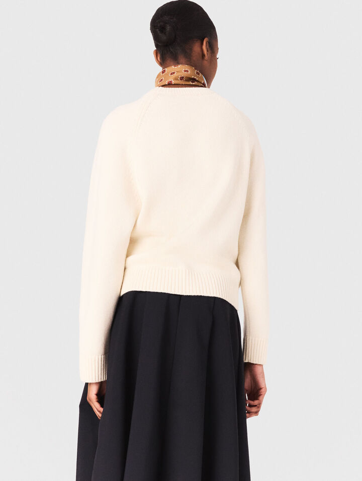 Pull en maille côtelée