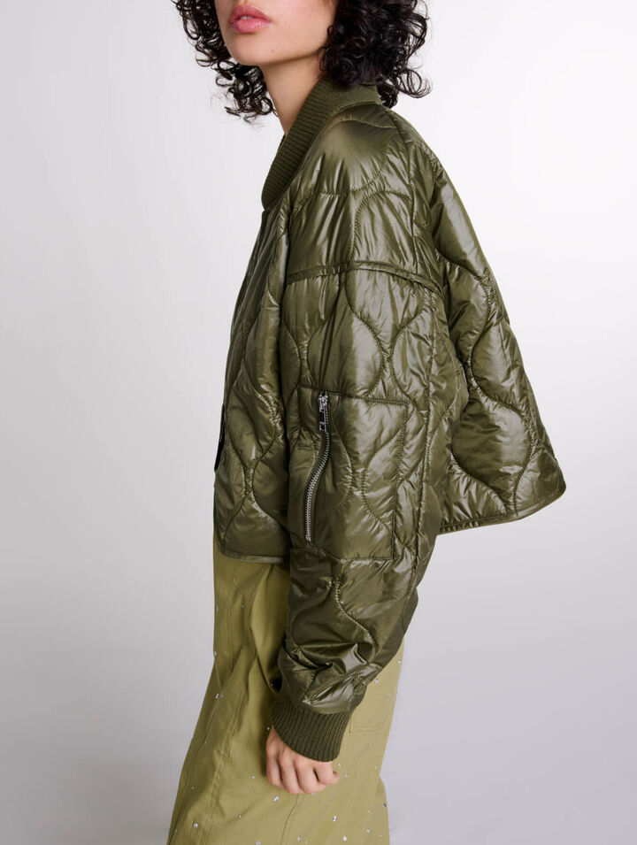 Blouson court matelass&eacute;