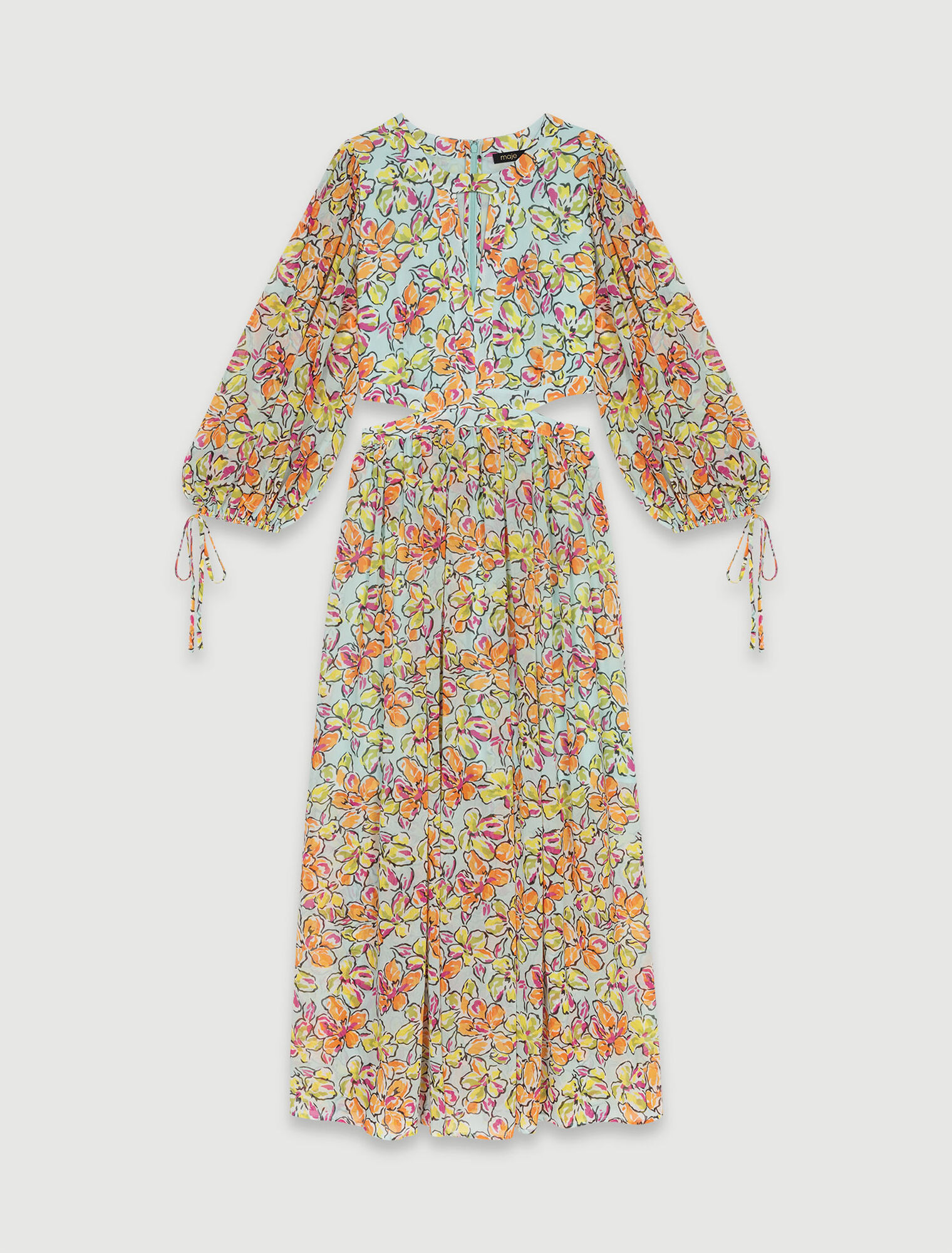 Robe longue imprimée