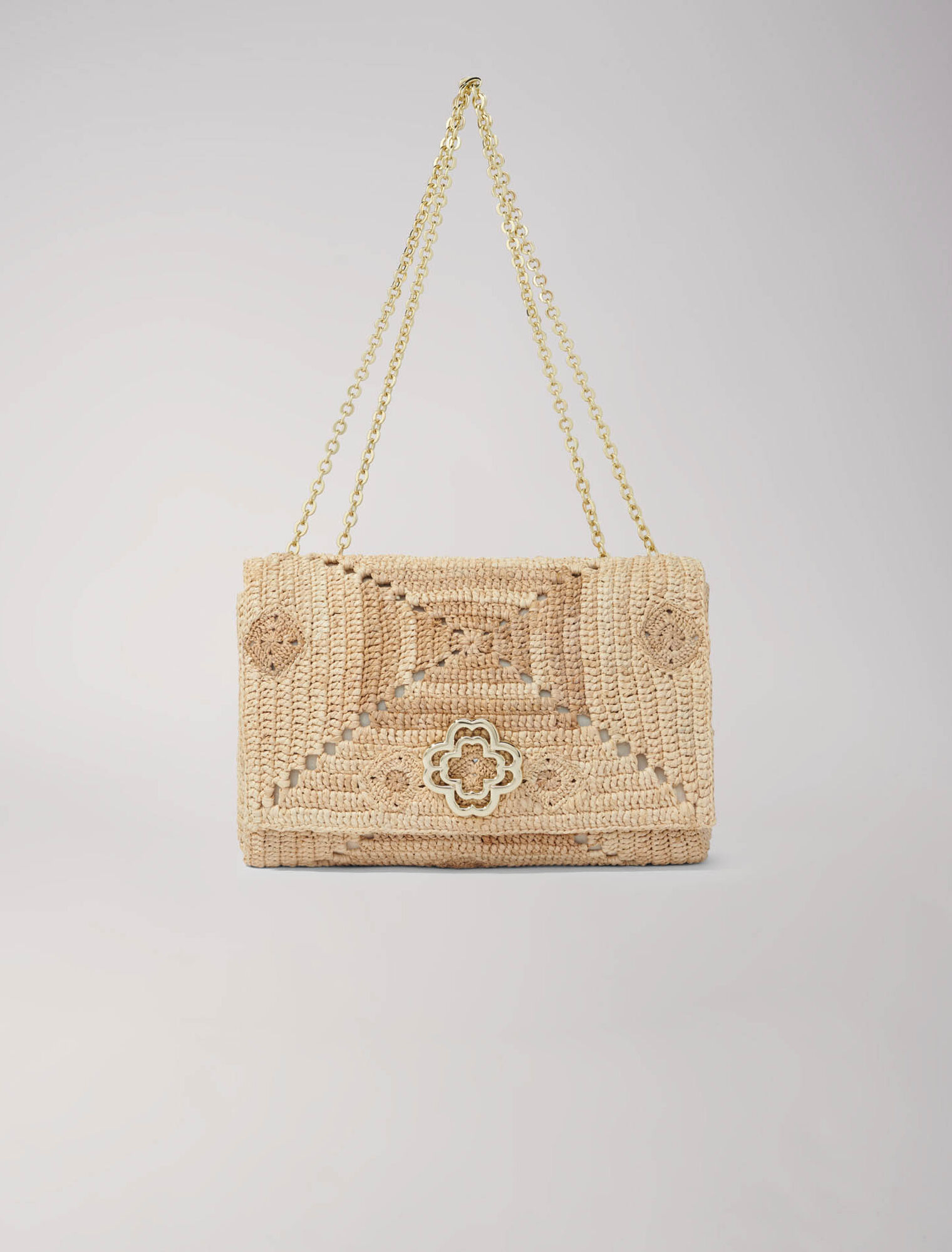 Sac clover raphia fait à la main