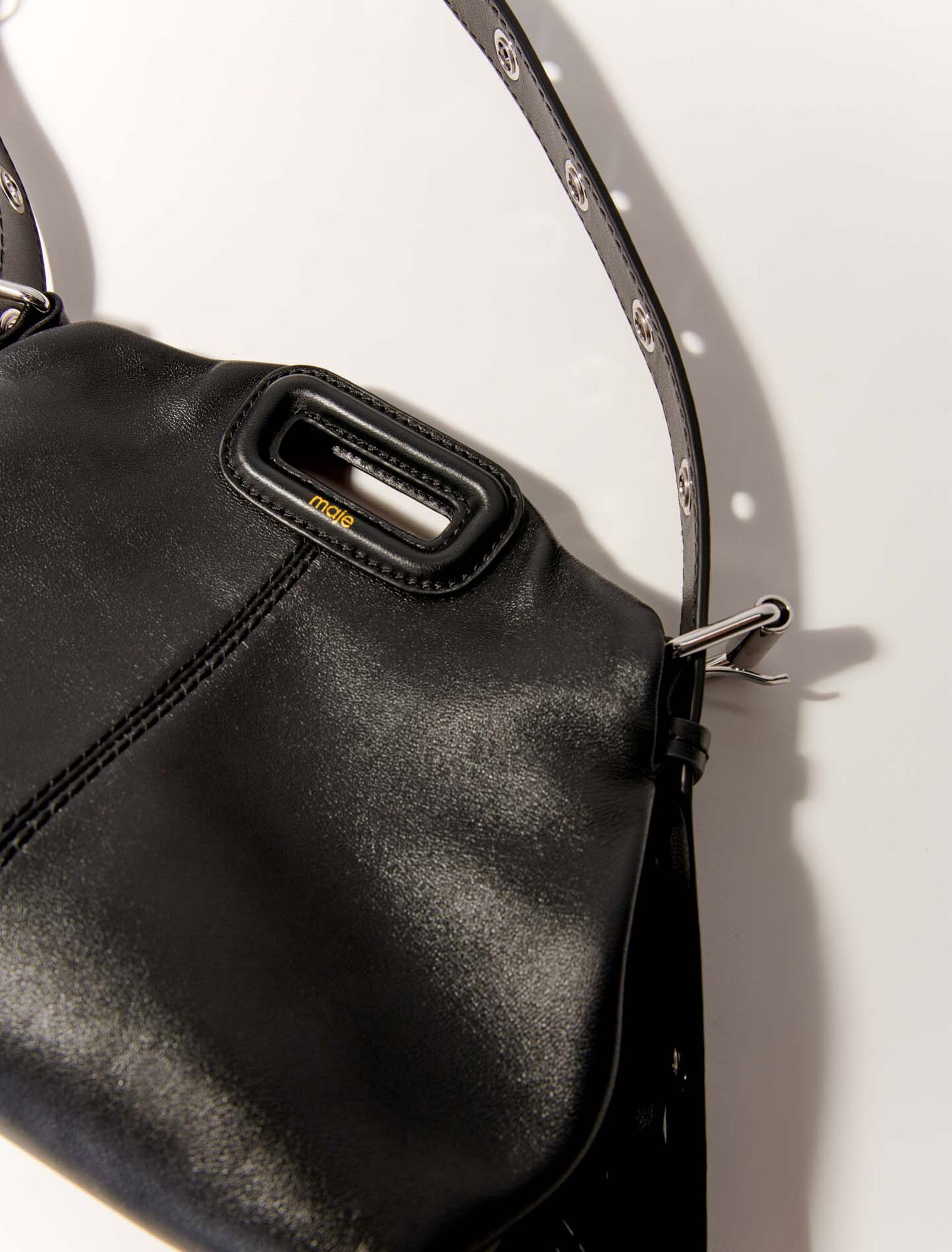 Sac Miss M mini en cuir lisse
