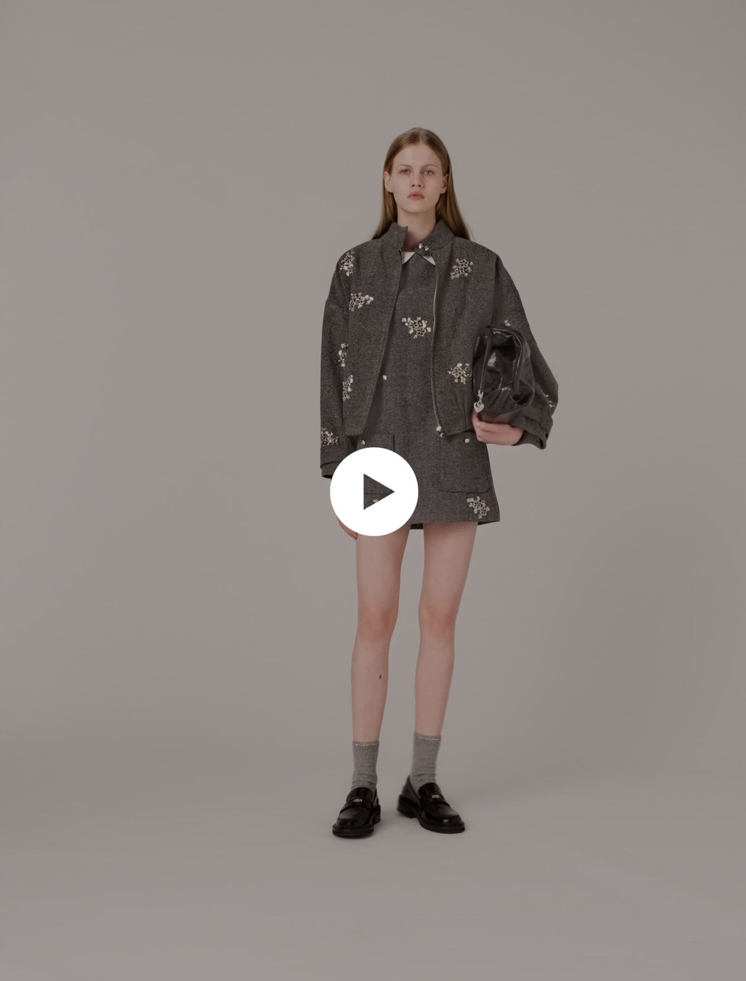 Blouson bombardier brodé