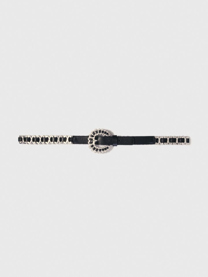 Ceinture mix chaine à boucle bijoux