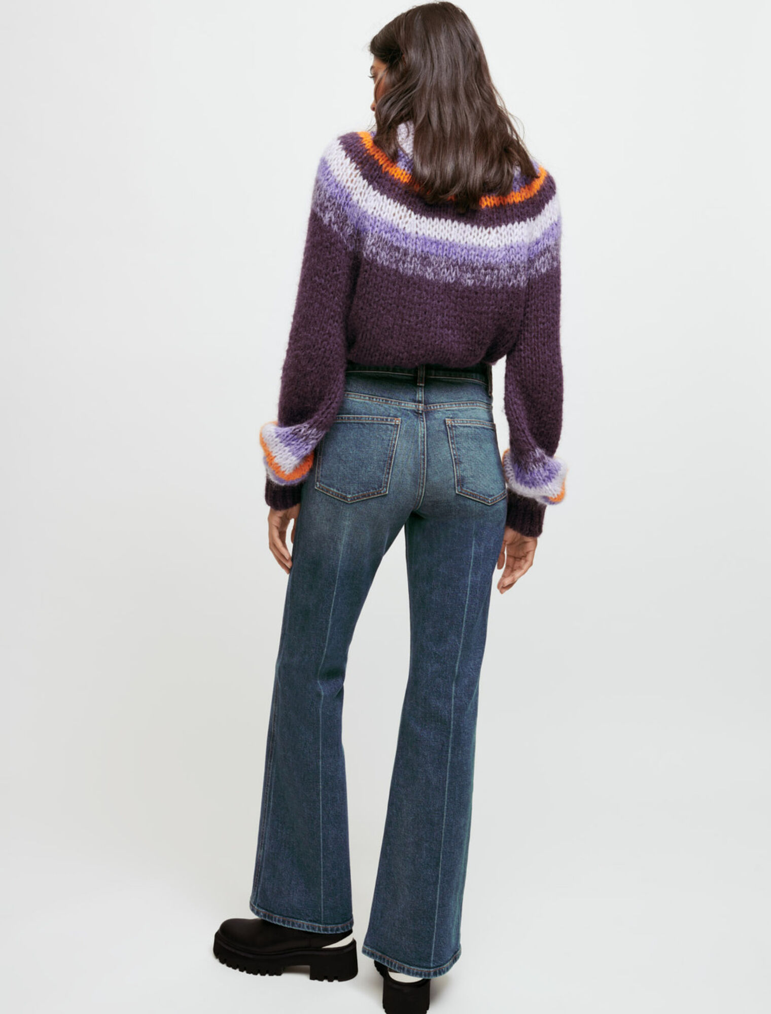 Jean flare à mors
