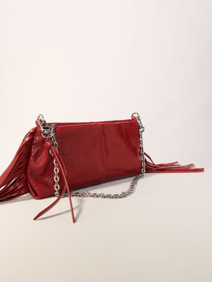 Pochette Miss M Pouch en cuir use