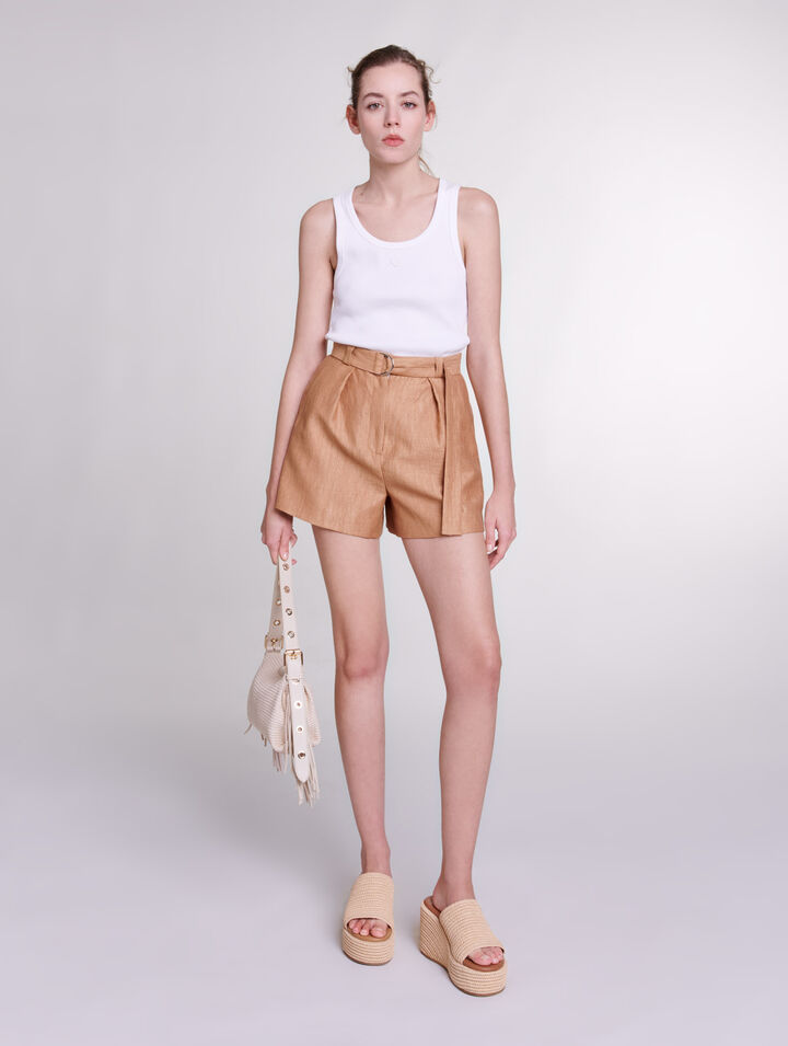 Short en lin