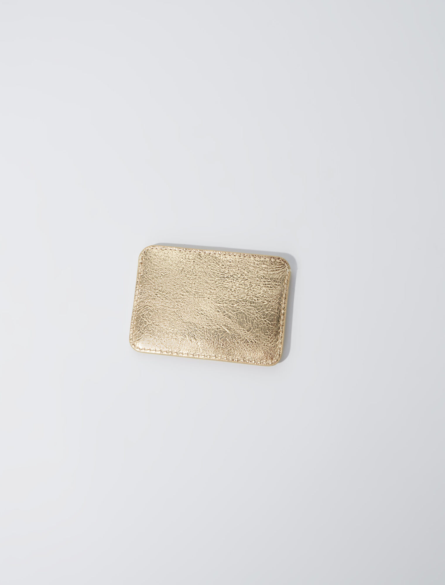 Porte carte en cuir craquelé